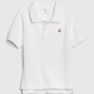 Gap white polo shirt size 4